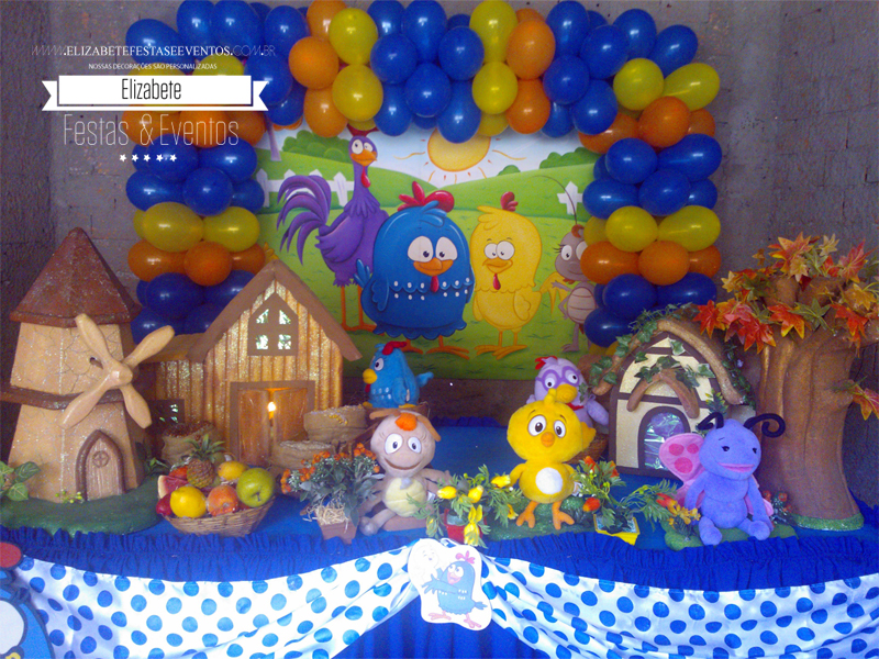 Decoracao infantil tema galinha pintadinha01