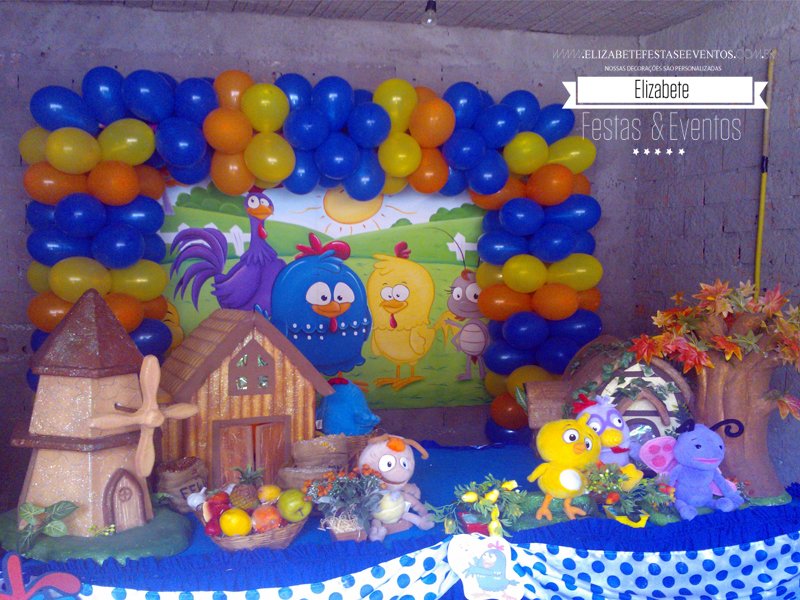 Decoracao infantil tema galinha pintadinha03