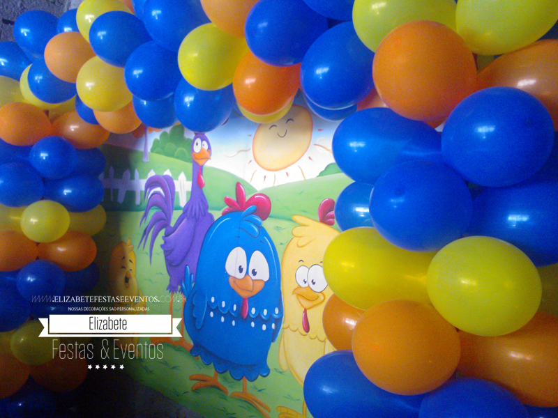 Decoracao infantil tema galinha pintadinha04